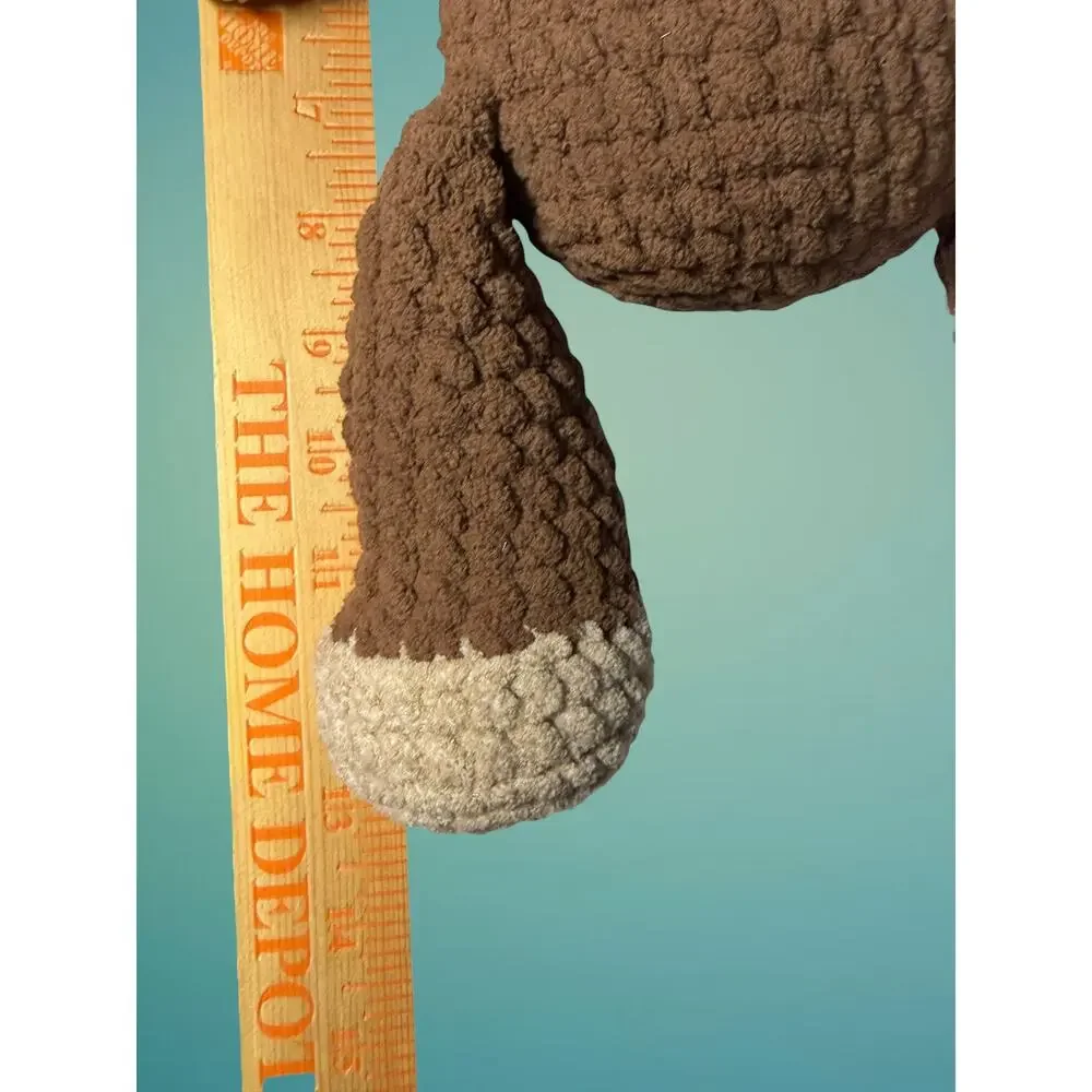 Handcrafted Highland Cow Plush 10” Crochet Nursery Decor Baby Shower Gift